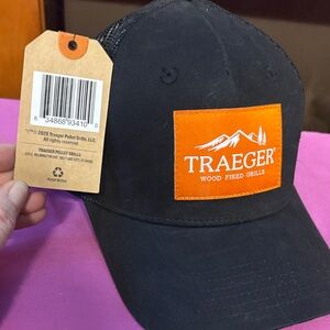 Black and Orange Hat